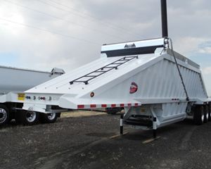 Construction Trailer Specialists Tri-Axle Bottom Dump Semi Trailers