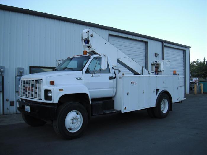 1991 Gmc topkick bucket truck #4