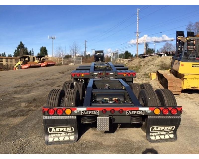 2015 Aspen 75 Ton Cal Legal Lowboy 3+3+2 Lowboy Trailer For Sale