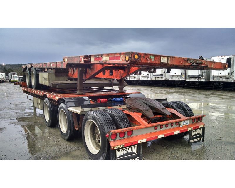 1998 Magnum Step Deck Low Rider Super B Flatbeds Flatbed Trailer For