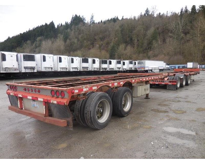 1998 Magnum Step Deck Low Rider Super B Flatbeds Flatbed Trailer For Sale Orting, WA