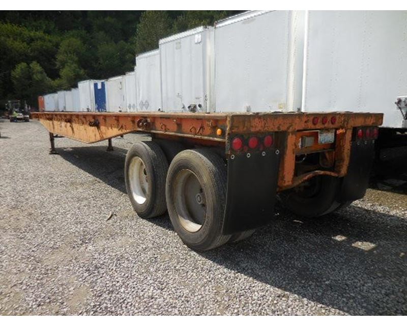 1981 UTILITY Outside Frame Flatbed Flatbed Trailer For Sale Orting