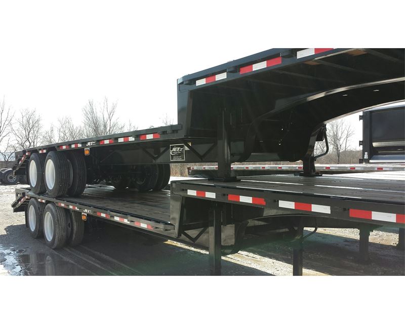 2015 JET 36' DK BEAVER TAIL STEP DECK TRAILER Drop Deck Trailer For