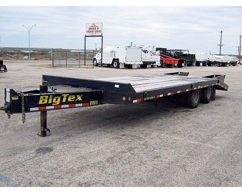 2008 Big Tex BIG TEX 20ED PINTLE TRAILER Lowboy Trailer For Sale