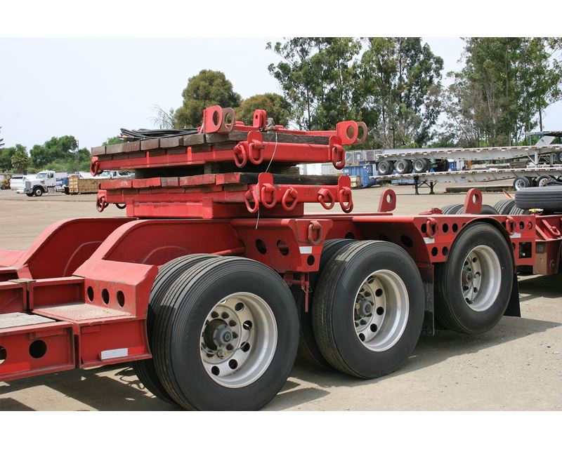 1988 Cozad 75 Ton 10/Axle 2+3+2 Combination Lowboy Trailer For Sale