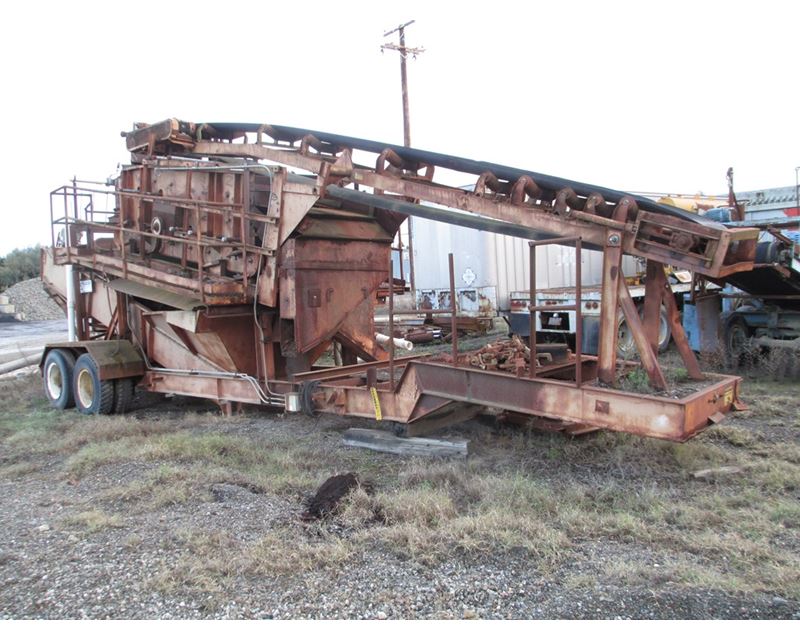 1981 Kolberg Model 1800 Portable Aggregate Wash Plant Washplant