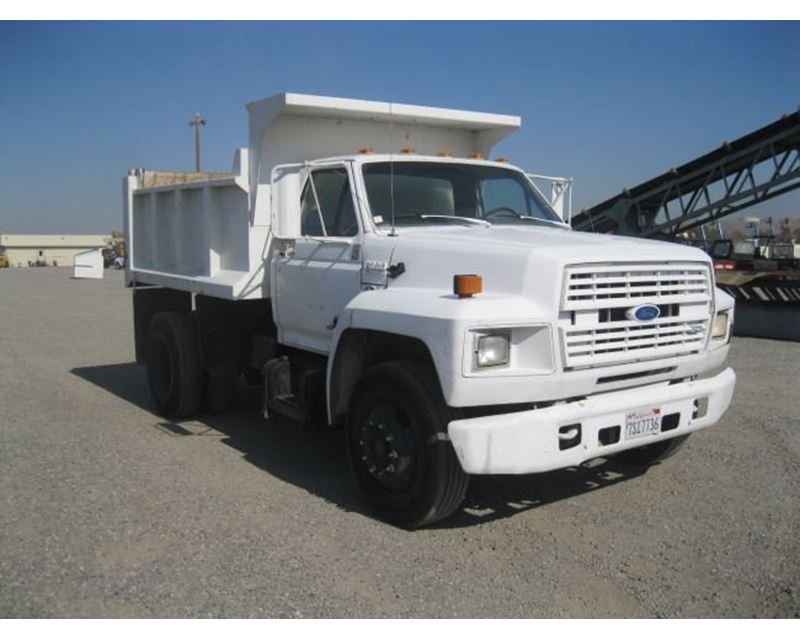 1991 Ford f800 dump truck #8