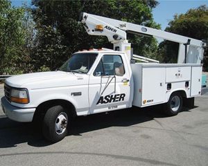 Ford f350 bucket trucks sale