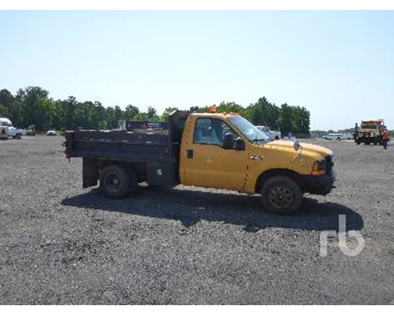 2000 Ford f350 dump truck #4