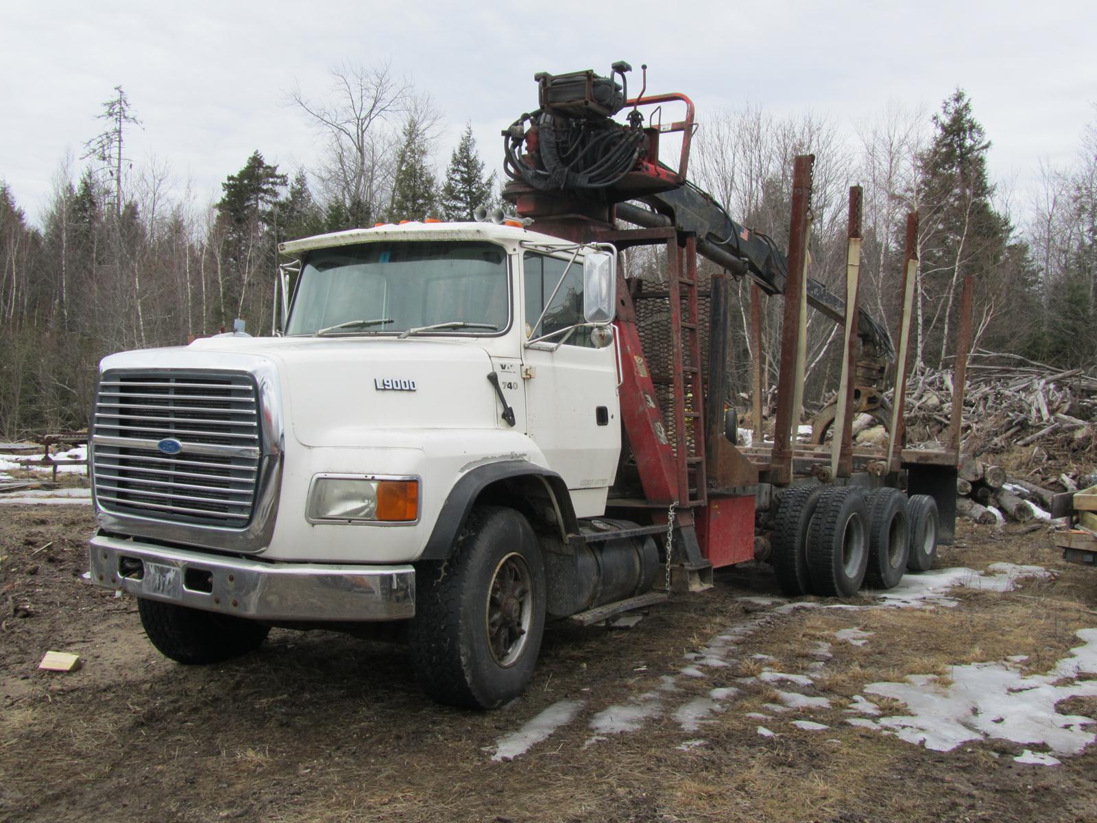 Old ford log trucks #3