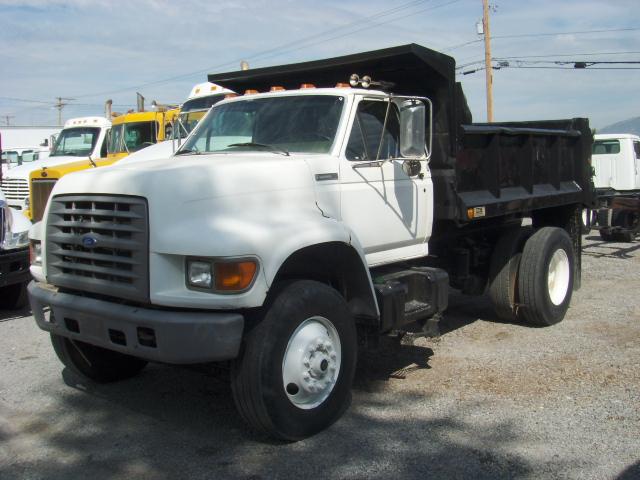 1998 Ford f800 dump truck #7