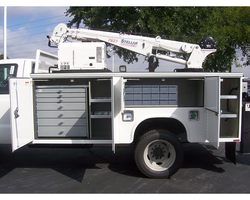 Ford service trucks with crane #10