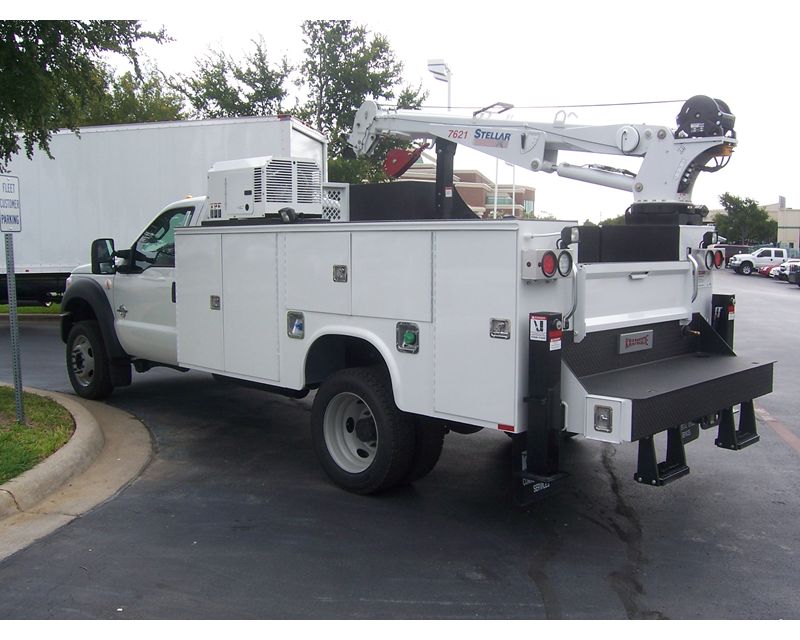 Ford service trucks with crane #6