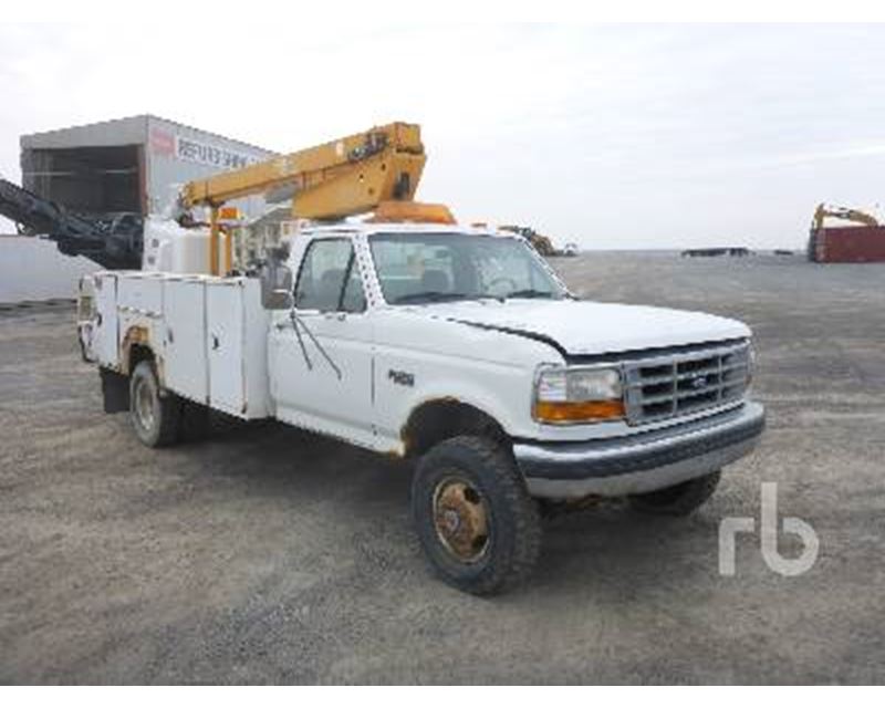 1992 Ford boom truck #4