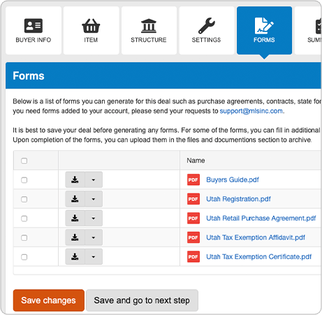 Auto-Populated Forms