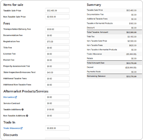 Detailed Deal Structure