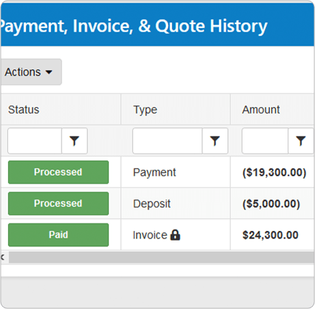 Track Payment History