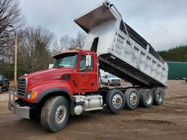 mack granite cv713 dump truck