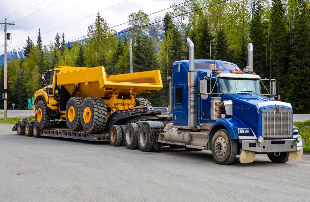 lowboy trailer