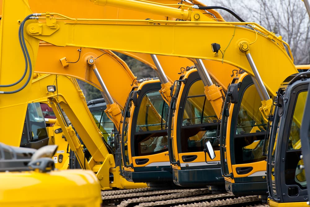 construction equipment value