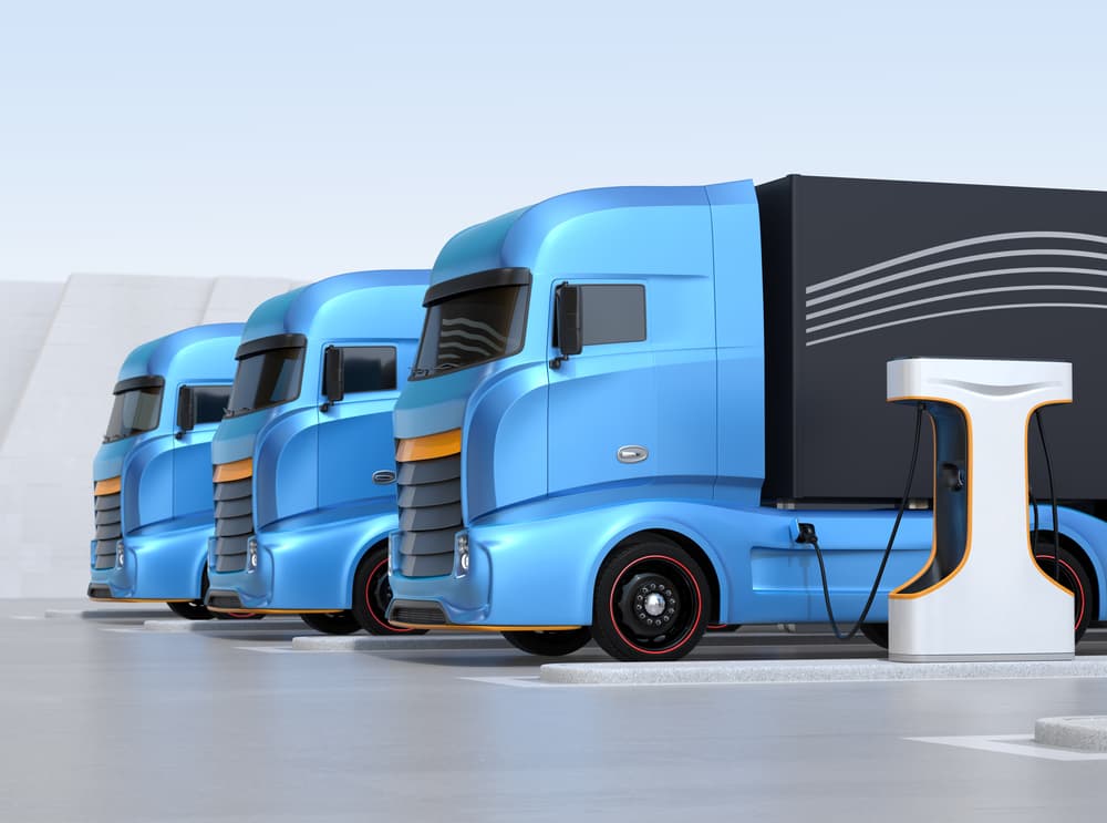 ev semi truck recharge infrastructure