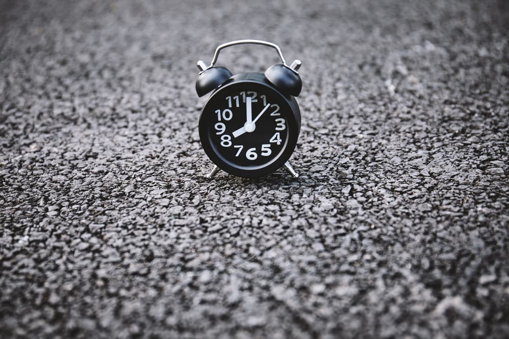 clock on the highway