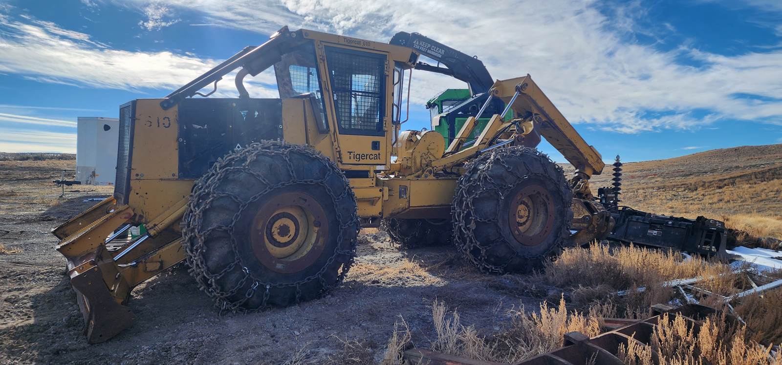 wheeled grapple logging skidder for sale