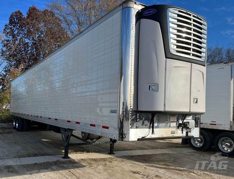 used vanguard reefer trailer for sale