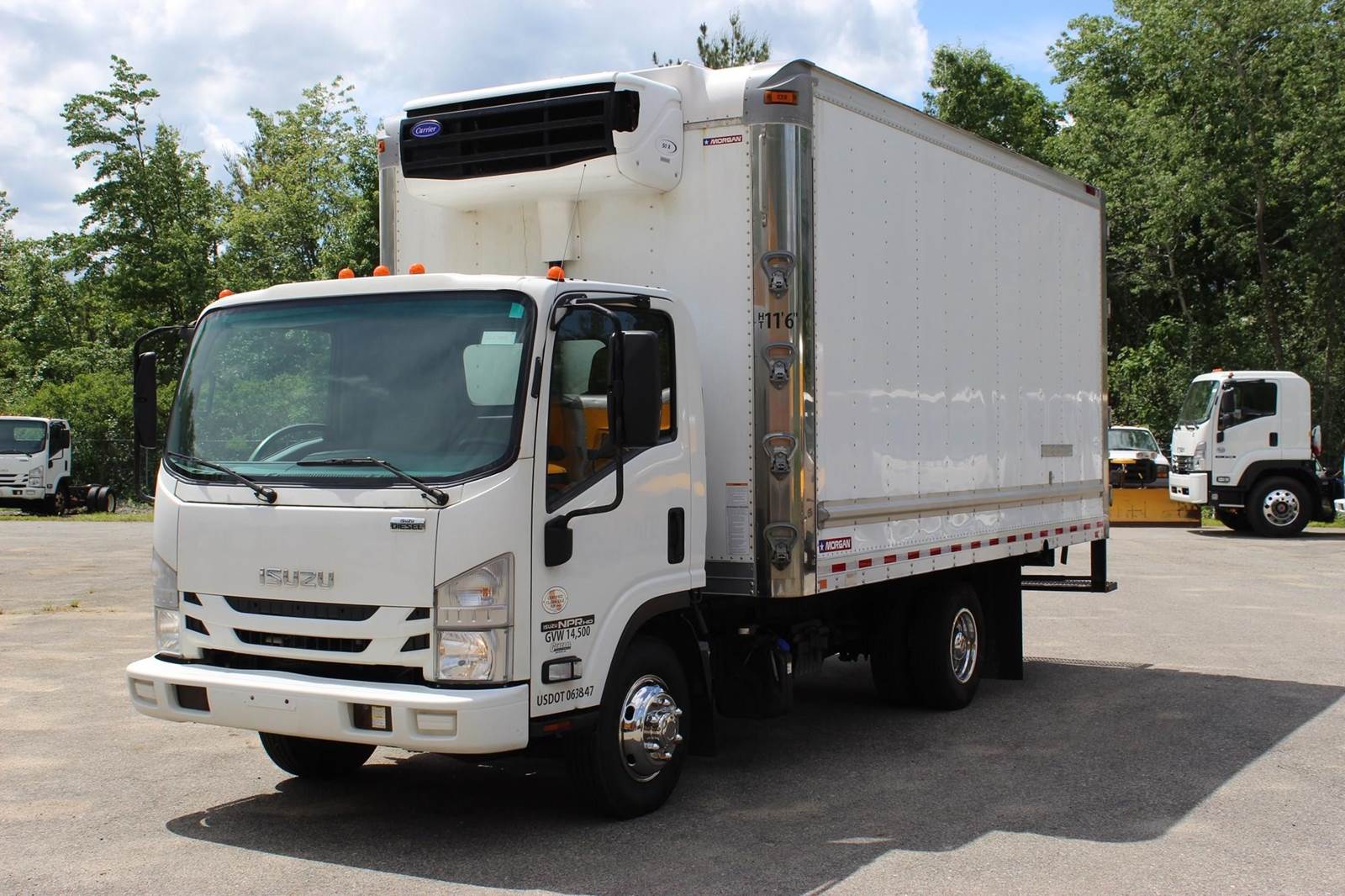 reef refrigerated box truck for sale