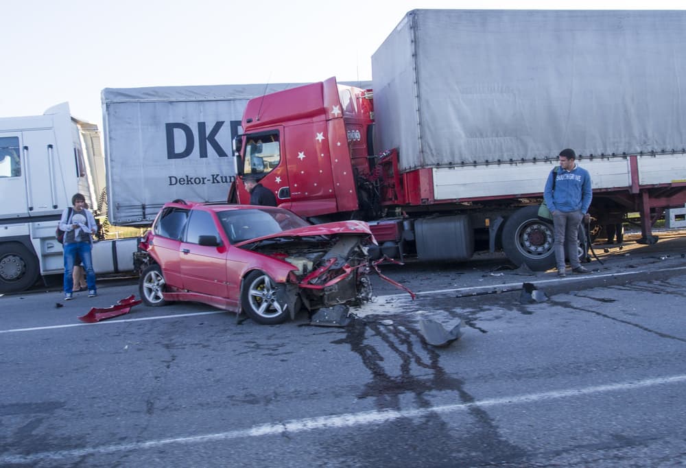 drowsy driving truck wreck