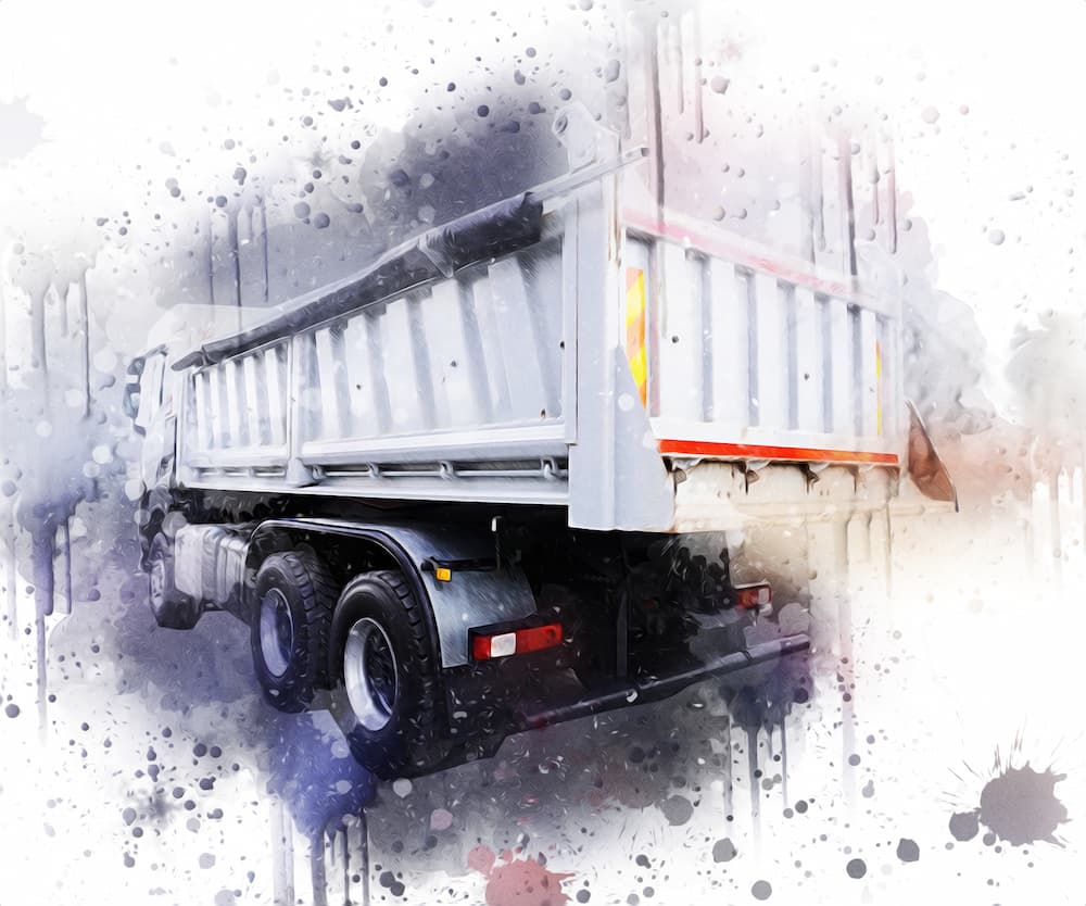 dump truck artistic 