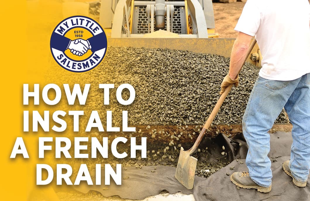 How to install a French drain