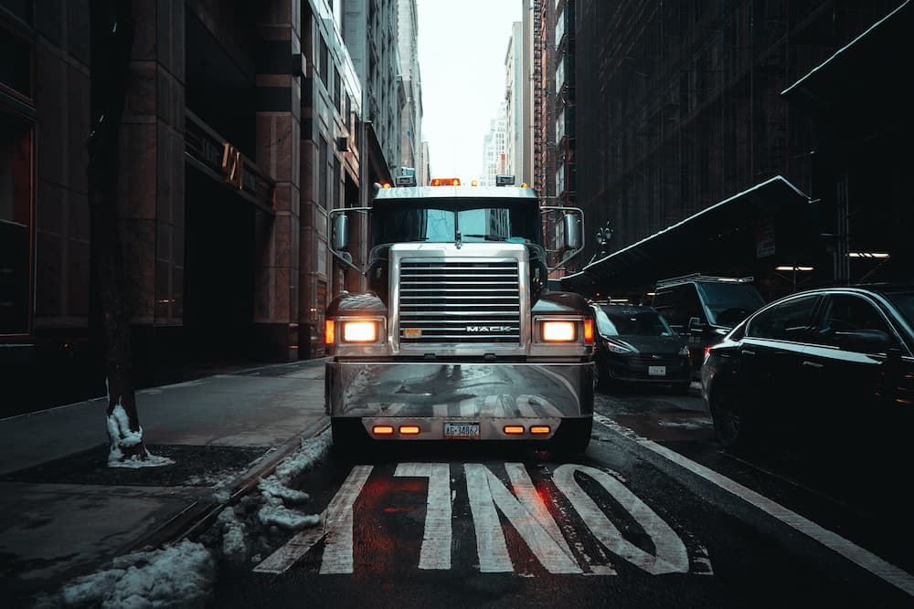 mack truck in NYC