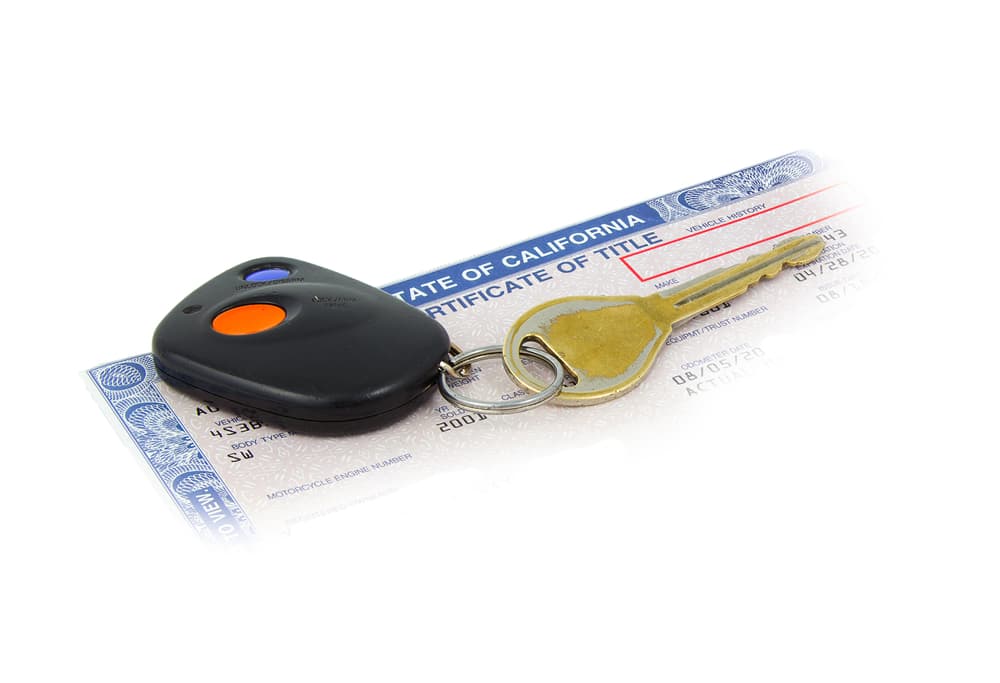 semi truck heavy equipment title and keys