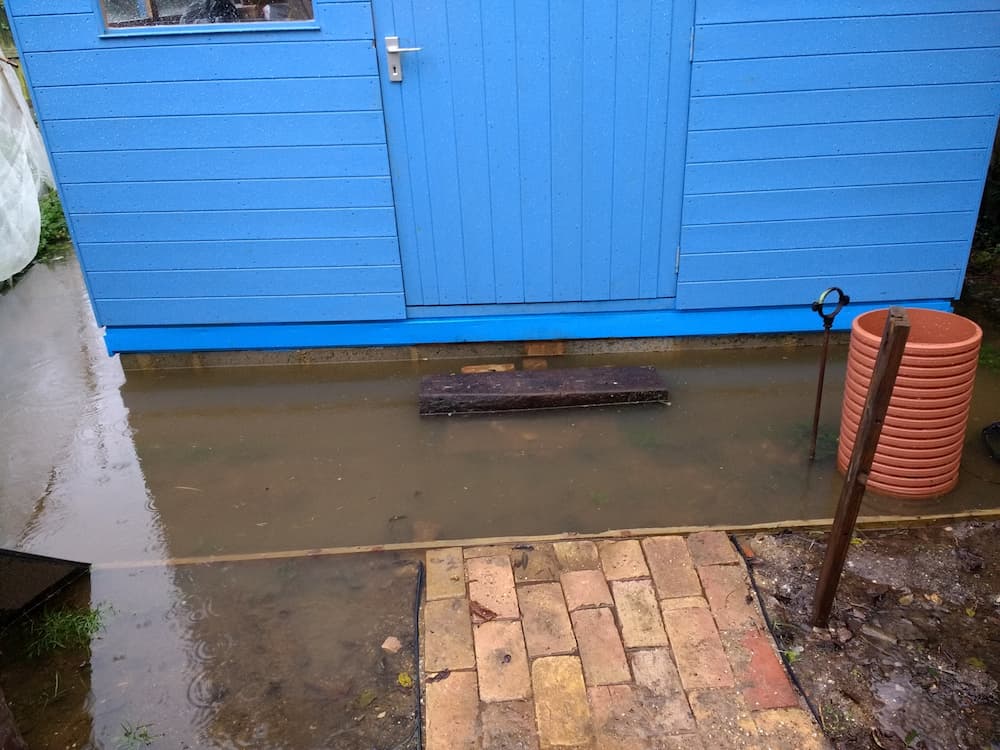 house foundation flooding