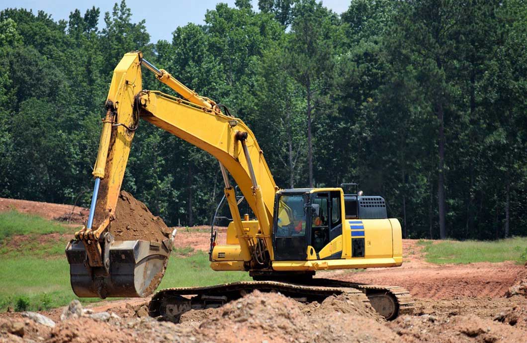 Construction Equipment, Sell, Georgia, USA, Landscape