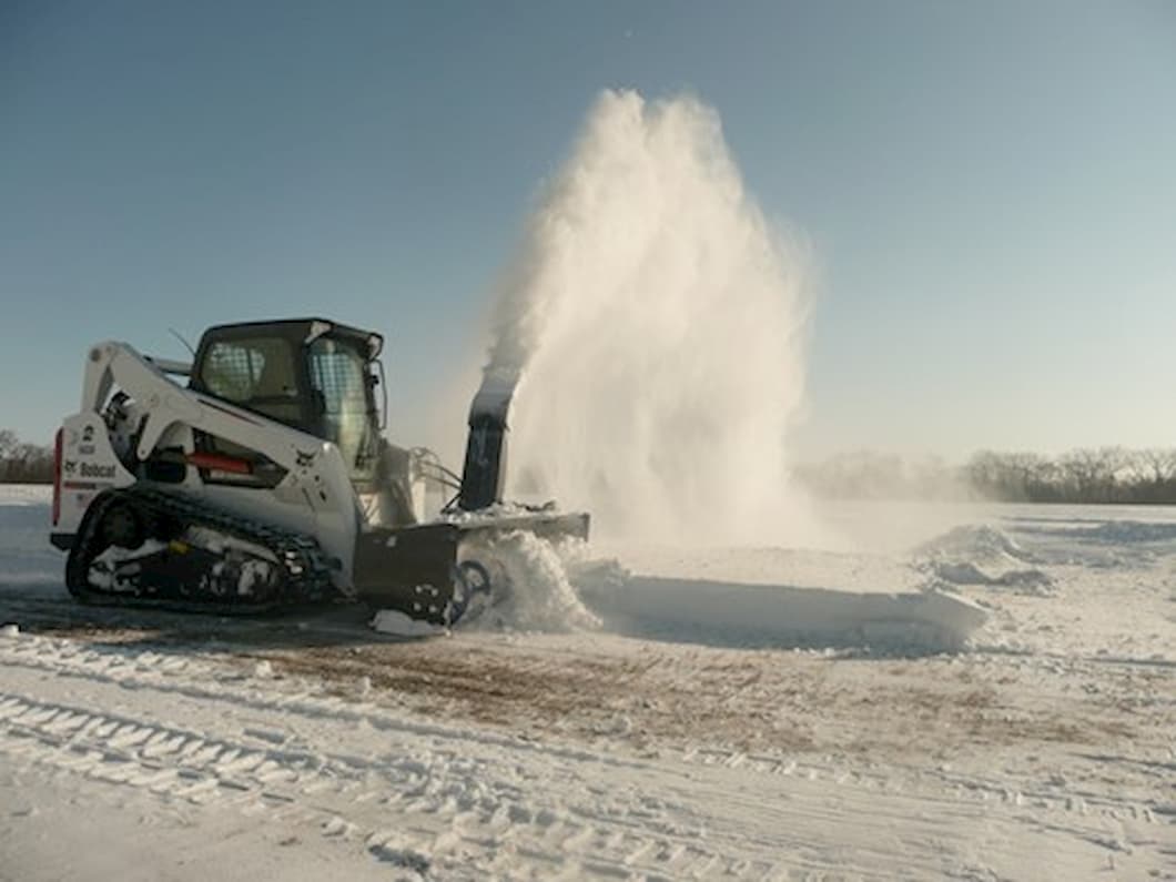 Skid Steer Snow Blower Attachment