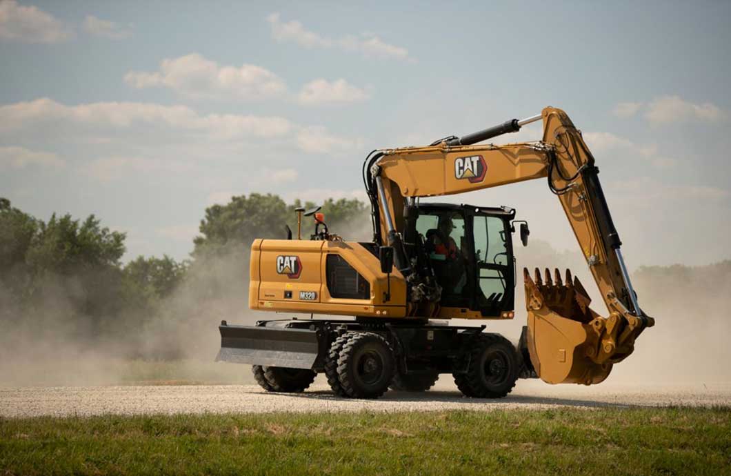 Cat® M320 wheeled excavator 