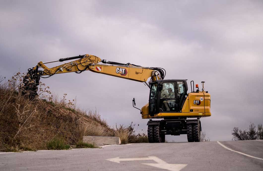 Cat® M319 wheeled excavator