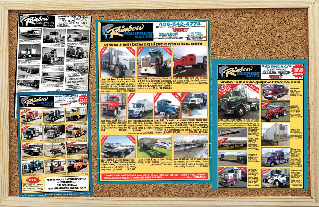 Rainbow Equipment Sales in My Little Salesman Truck and Trailer and Heavy Equipment Publications