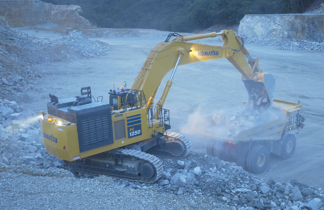 Komatsu PC1250-11 hydraulic excavator