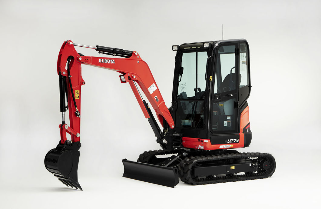 Kubota U27-4 Tight Tail Swing Compact Excavator