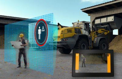 Liebherr active rear person recognition