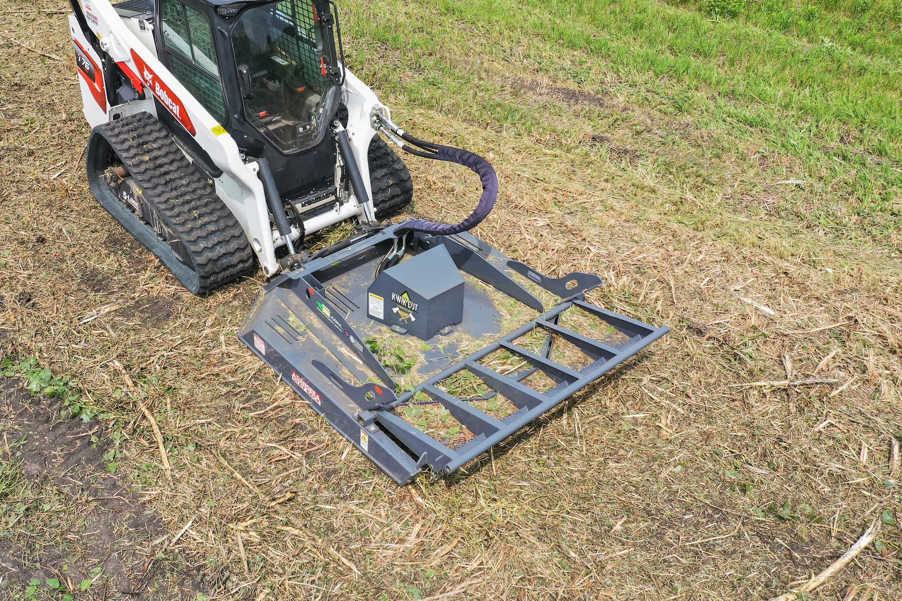 loftness skid steer attachment brush cutter