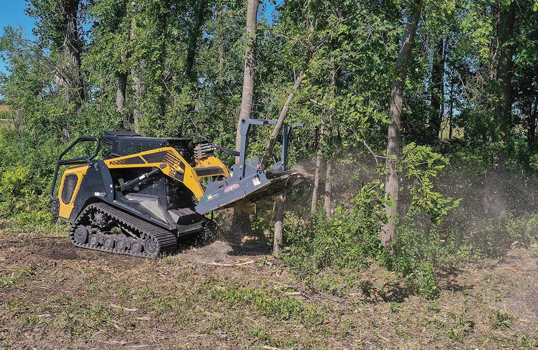 Loftness Bad Ax Disc Mulcher Attachment for Skid Steers Loftness Bad Ax Disc Mulcher Attachment for Skid Steers