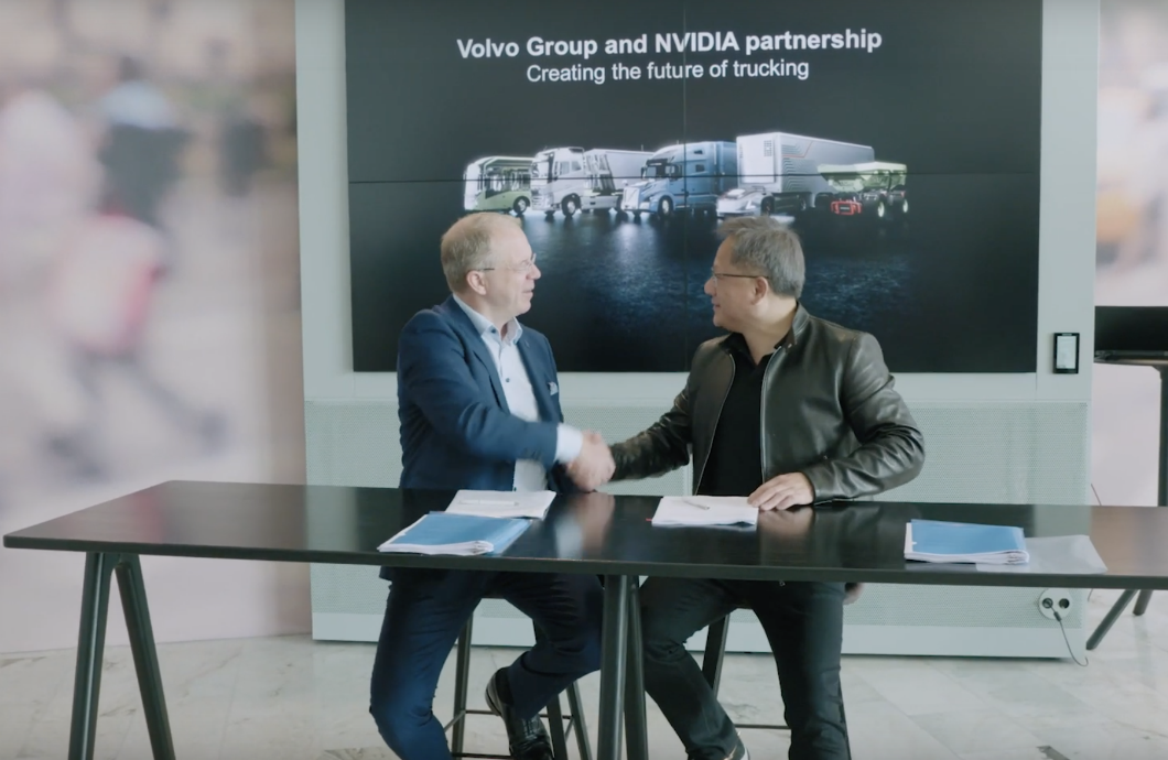 Volvo Group partners with NVIDIA